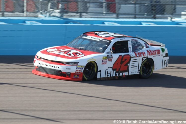 Nemechek wins Xfinity pole in Phoenix