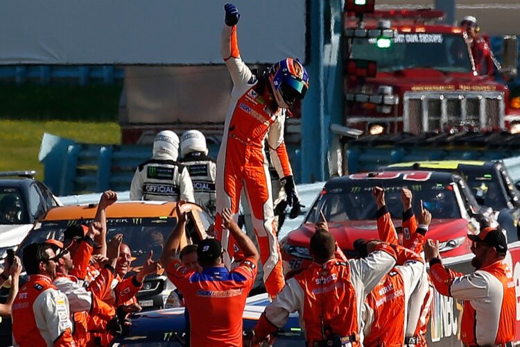 Chase Elliott holds off Truex for first career Cup win