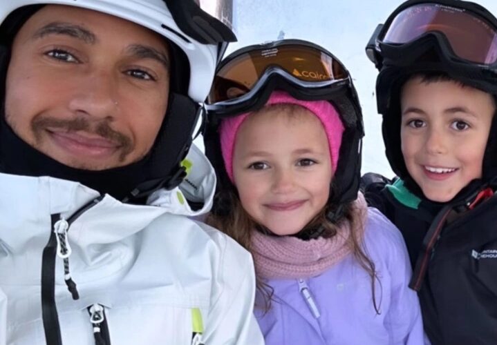 F1: Lewis Hamilton goes on ski vacation with family
