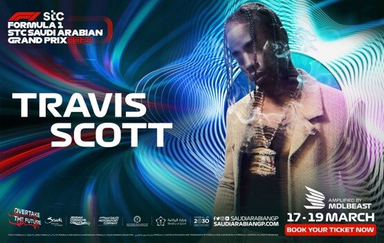 F1: Travis Scott Confirmed To Join Saudi Arabian GP 2023 Weekend Line Up