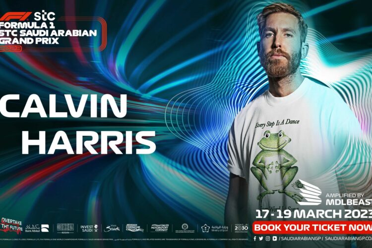 F1: Calvin Harris to rock the stage at Saudi Arabian GP