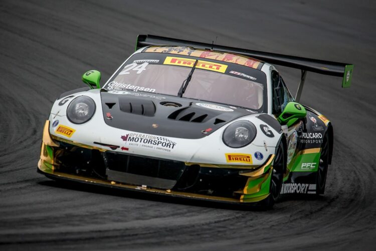 Christensen Proves Porsche is Quickest in GT Practice Friday
