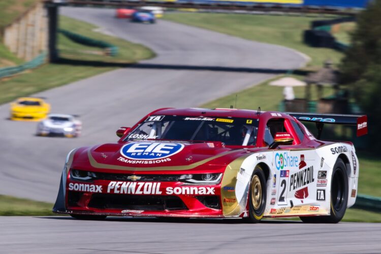 Loshak and Lagasse, Jr., on pole for VIR Trans Am Races