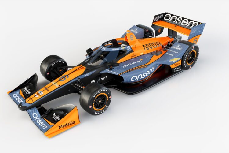 IndyCar: Arrow McLaren reveals its onsemi livery for Felix Rosenqvist