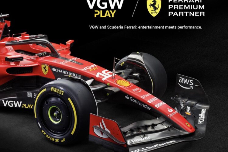 F1: Australian company VGW sponsoring Ferrari in 2023