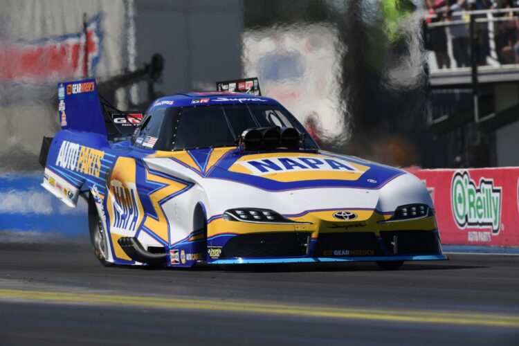 NHRA: Force, Capps, Coughlin, and Herrera lead final Gatornationals qualifying