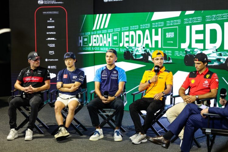 F1: Thursday Saudi Arabian GP Driver Q&A