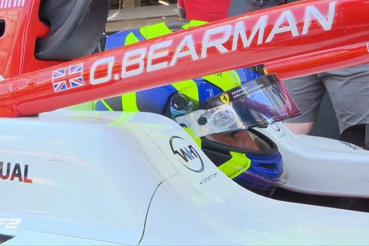 F2: Bearman leads PREMA Racing 1-2 in Practice 1