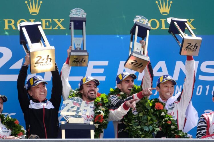 Alonso and Toyota win the 24 Hours of LeMans