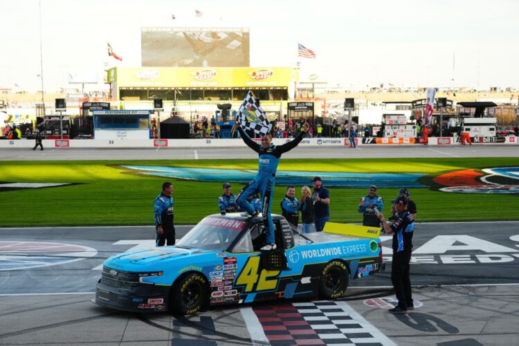 NASCAR: Carson Hocevar Earns his First Truck Series Victory