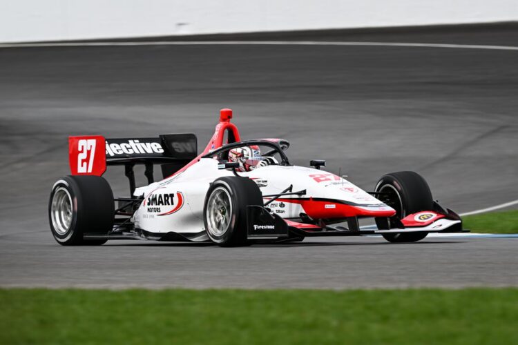 Indy NXT: McElrea tops Thursday test times on IMS road course