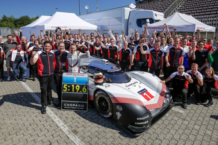 Porsche 919 Hybrid Destroys Nordschleife lap record