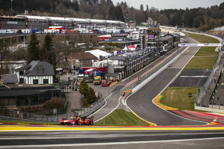 WEC: Ferrari tops Friday practice at Spa