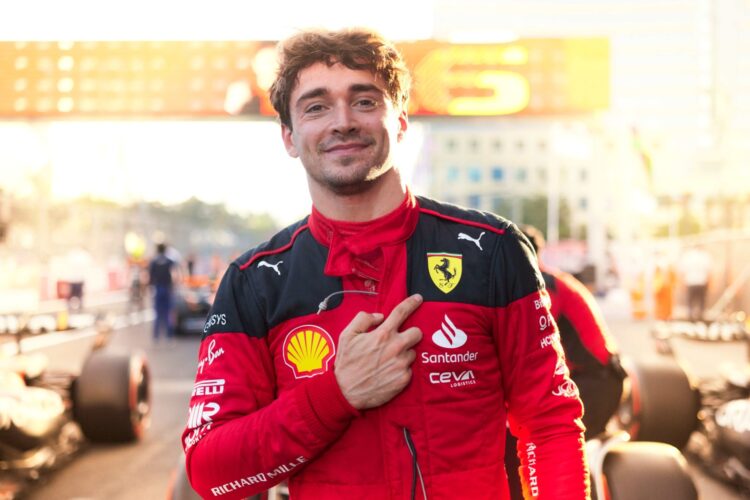 F1: Leclerc again beats Red Bulls to win pole for Baku Sprint Race