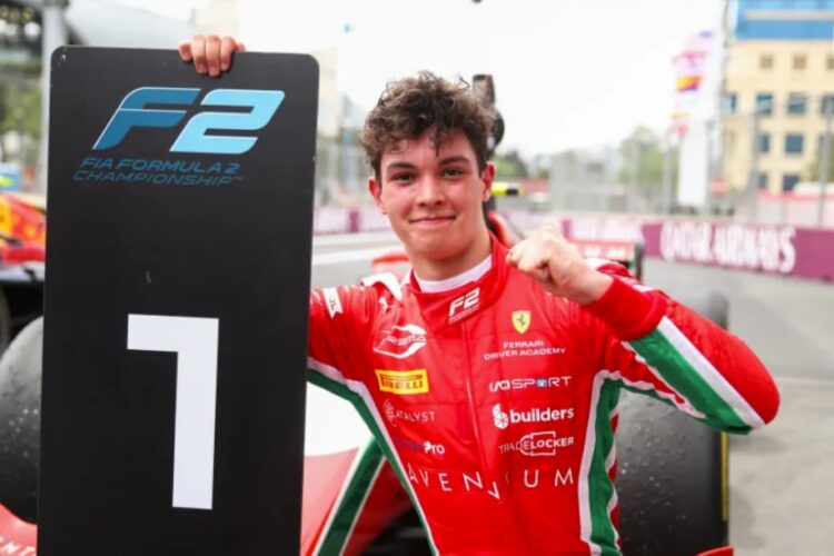 F2: Bearman doubles up in Baku