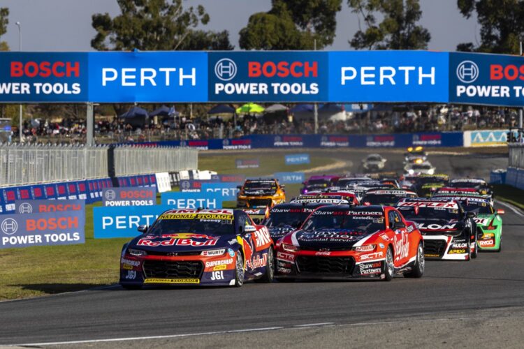 Supercars: Historic Erebus 1-2 in Sunday Race 1, but Feeney wins Race 2 in Perth