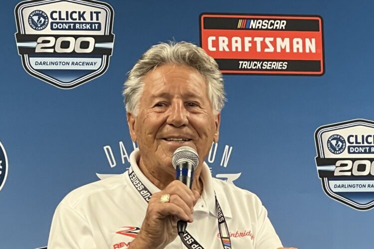 NASCAR: Mario Andretti talks about son’s F1 application at Darlington