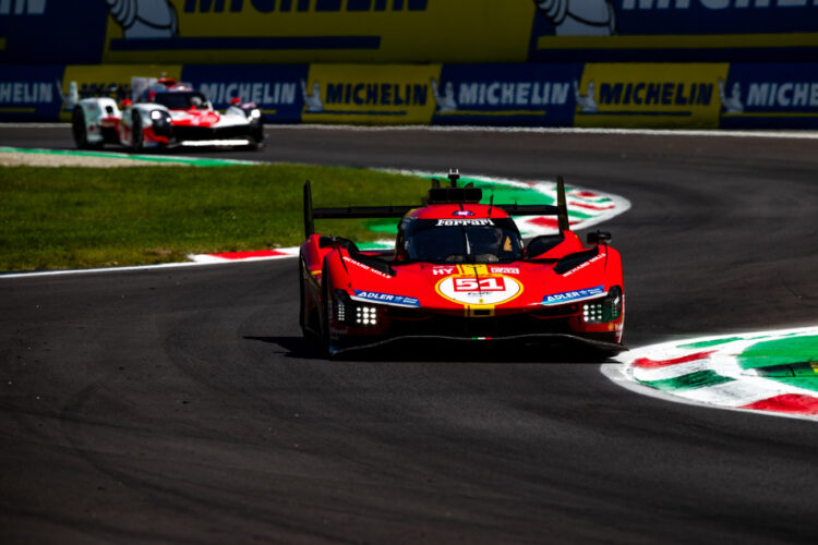 WEC: Ferrari And Toyota Share Monza’s Free Practice Top Spots