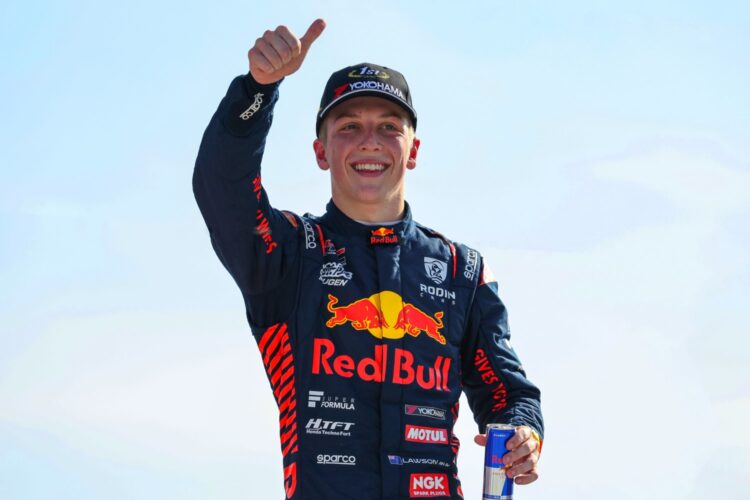 Super Formula: Liam Lawson wins at Fuji