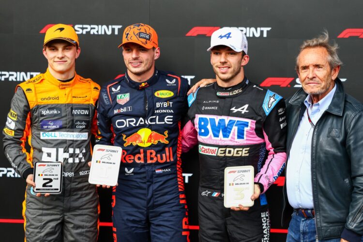 F1: Belgian GP Sprint Post-Race Press Conference