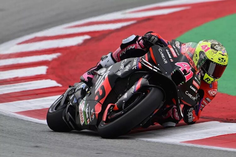 MotoGP: Espargaro leads Aprilia 1-2 after horror crash