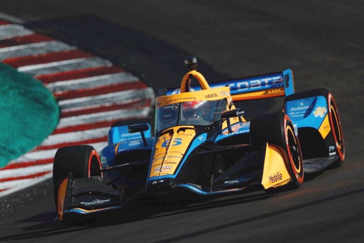 IndyCar: Rosenqvist wins Pole at Laguna Seca