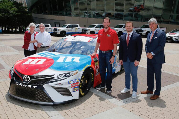 Kyle Busch Unveils Patriotic Paint Scheme for Coca Cola 600