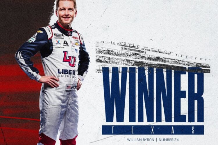 NASCAR: Byron wins Texas crashfest