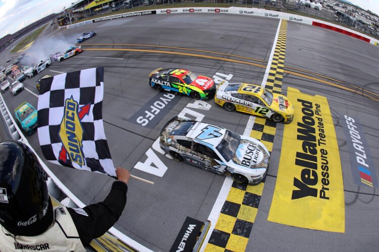 NASCAR: Ryan Blaney wins Talladega crap shoot