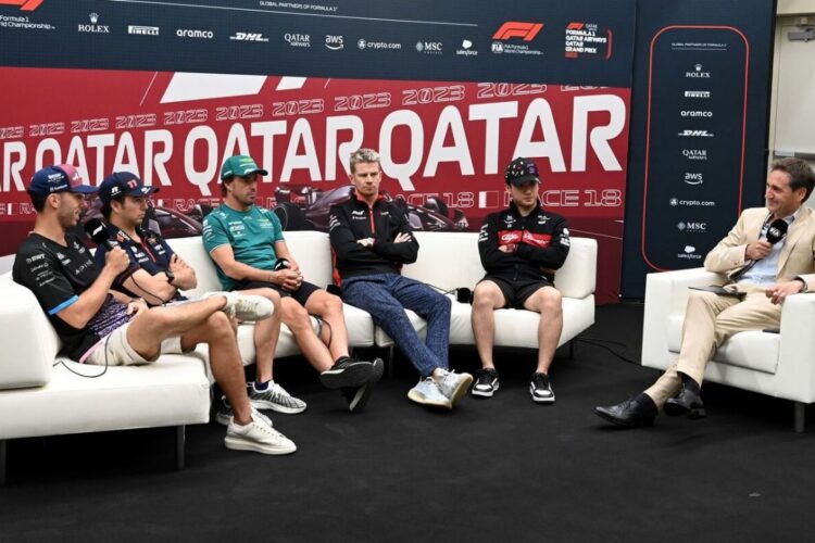 F1: 2023 Qatar GP Thursday Driver Press Conference