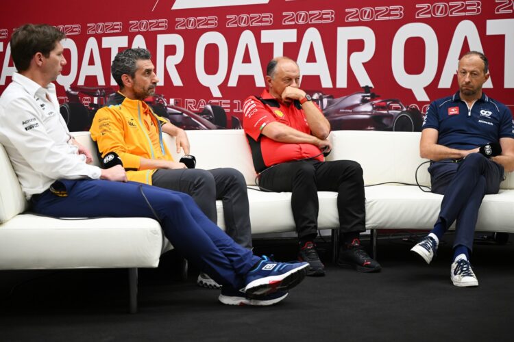 F1: Qatar GP Friday Team Representatives Press Conference