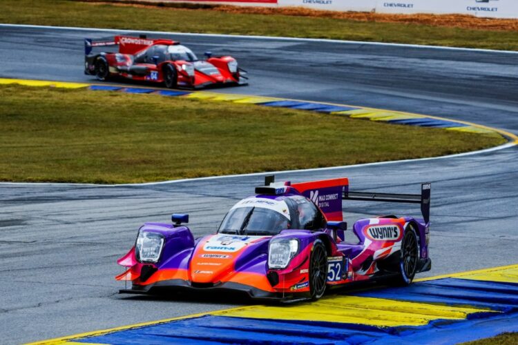 IMSA: LMP2 cars fastest in rain-hit Petit Le Mans qualifying