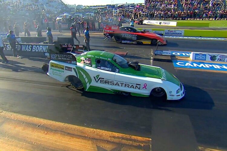 Video: Wild Funny Car crash at NHRA Fall Nationals