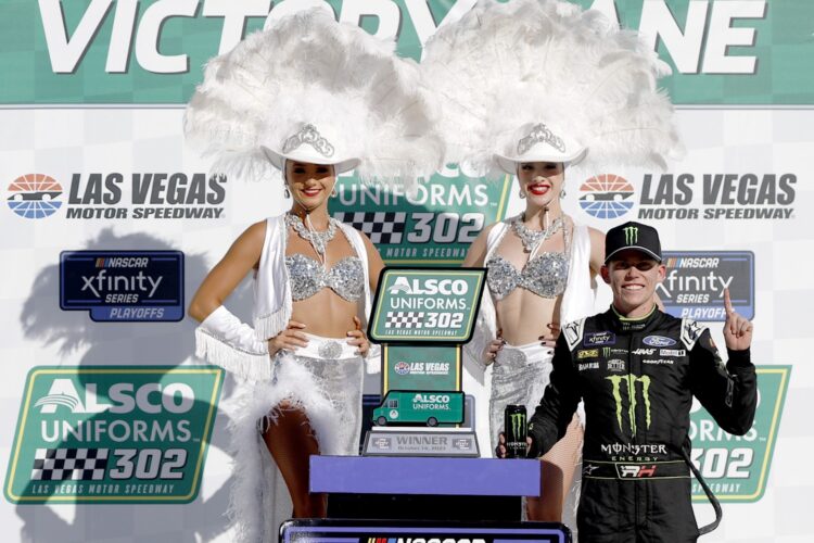 NASCAR: Riley Herbst Las Vegas Xfinity race