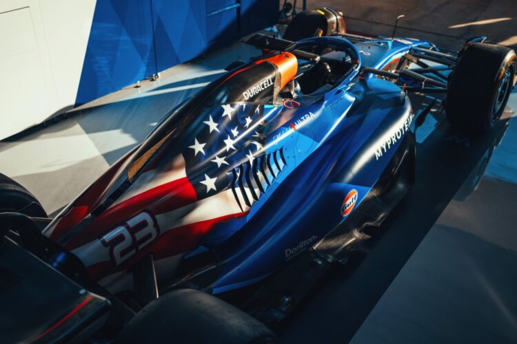 F1: Williams team unveils special livery for USGP