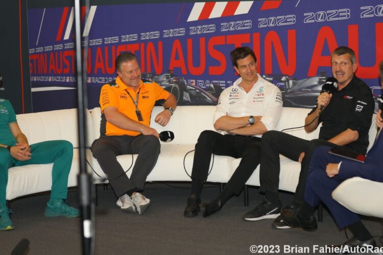 F1: 2023 USGP Team Principals Press Conference