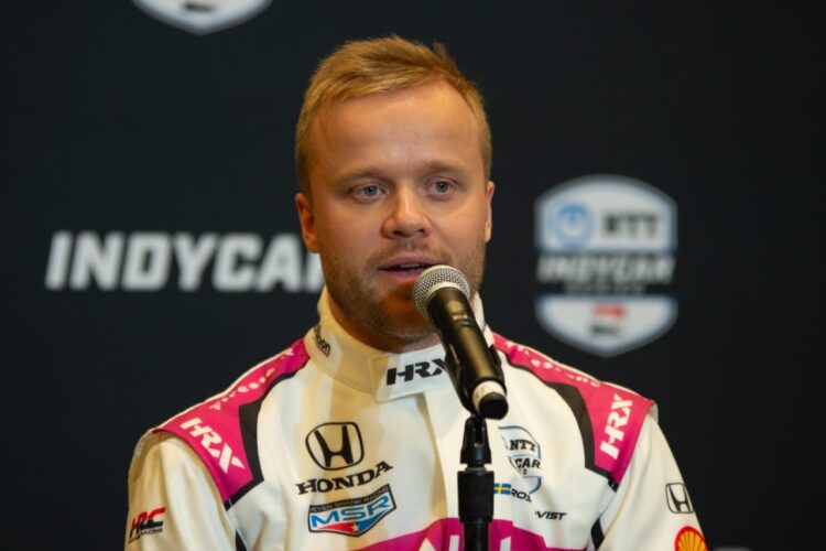 IndyCar News: Rosenqvist tops Friday practice in St. Petersburg
