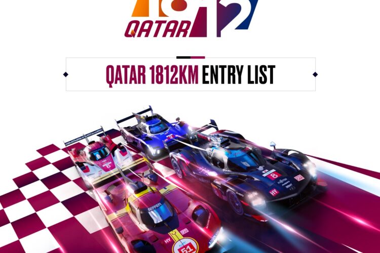 WEC News: Entry list for FIA WEC season-opener in Qatar