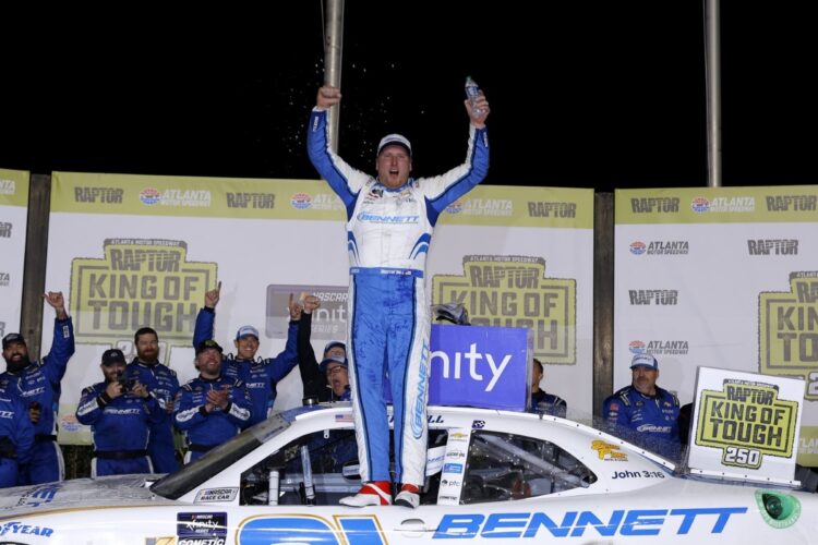 NASCAR News: Hill wins Xfinity race, Busch Truck race in Atlanta