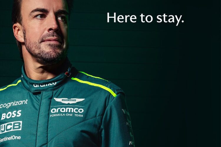 Formula 1 News: Alonso re-signs with Aston Martin through 2026
