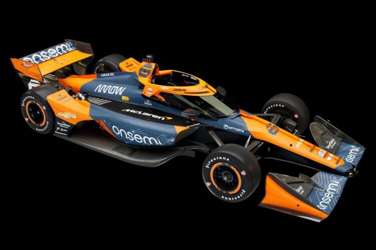 IndyCar News: Arrow McLaren reveals onsemi livery for No. 6 car