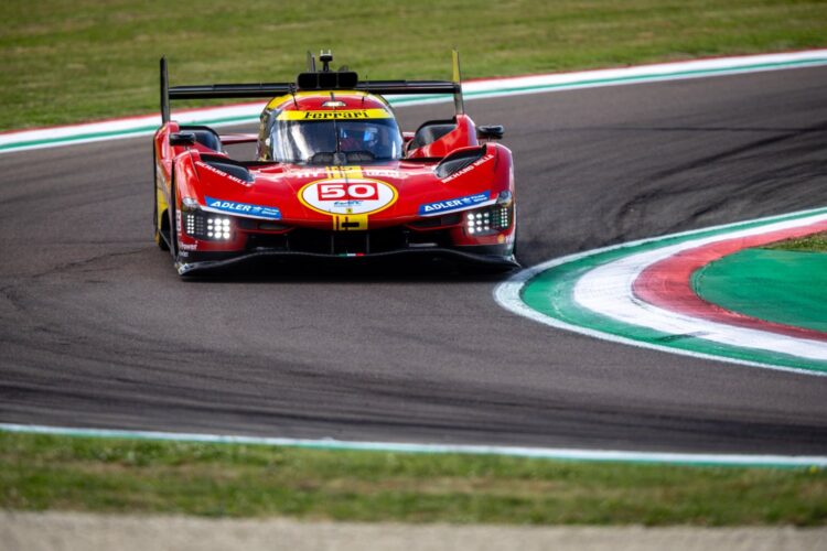 WEC News: Ferrari 499Ps shine in Friday practice at Imola