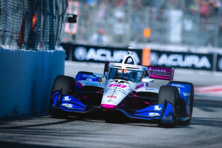 IndyCar News: Rosenqvist wins pole for Acura GP of Long Beach