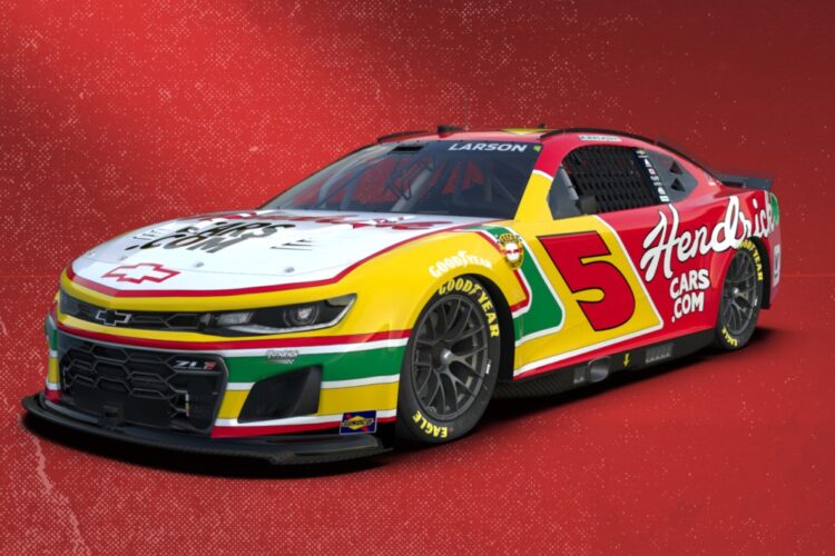 NASCAR: Larson to run Labonte Kellogg’s livery at Darlington