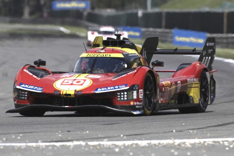 WEC News: Ferrari and Porsche split top times at Spa Friday