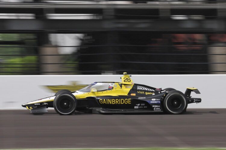 IndyCar News: Andretti cars 1-2 top no-tow speeds at Indy Thurs.