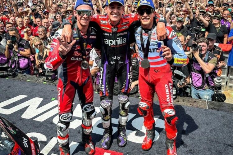MotoGP: Espargaro wins Barcelona Sprint as Bagnaia crashes