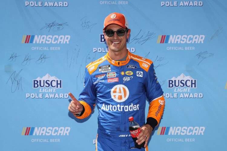 NASCAR: Logano wins the pole on newly resurfaced Sonoma