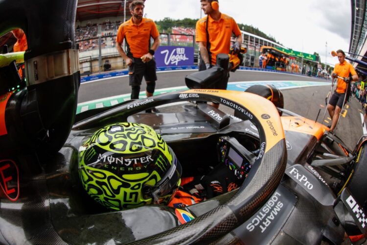 F1 News: Norris leads McLaren 1-2 in 2024 Belgian GP Practice 2