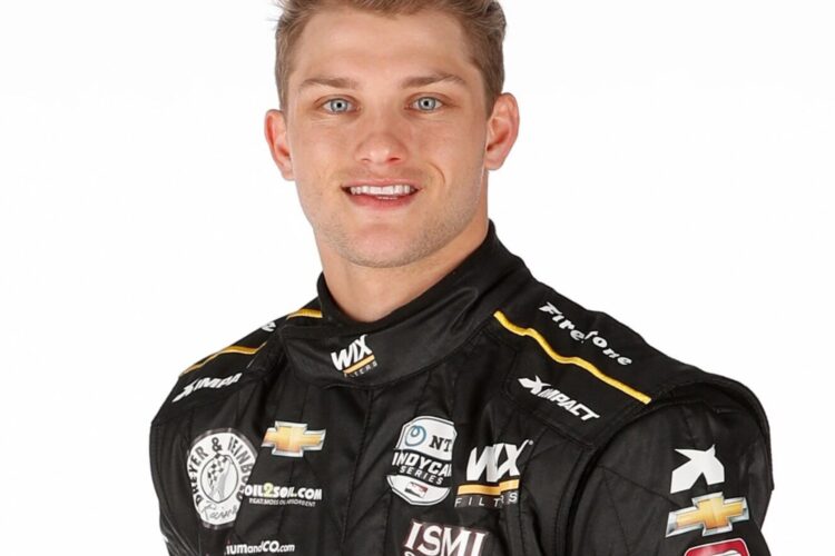Sage Karam helps fellow competitors after his dominating Watkins Glen win